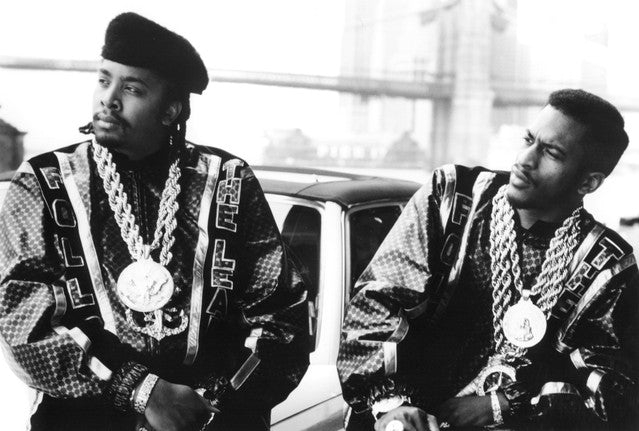 Eric B & Rakim with gold jewelry