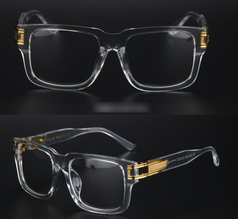 clear square glasses